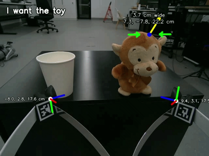 Toy grasping under distractor presence